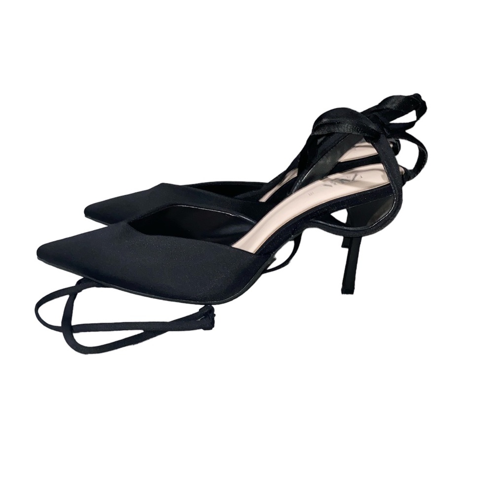 Zara Wrap Ankle Heels